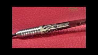 Harrows Fire 24 gram 90% Blackened Tungsten Darts.