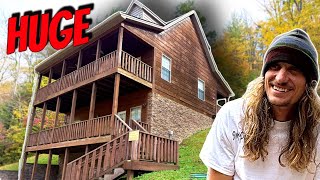 We got the BIGGEST cabin at Windrock!