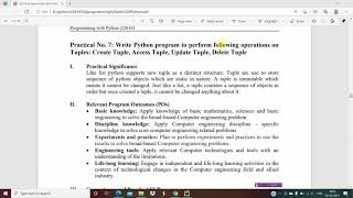 Python program to perform operations on Tuple|Create Tuple|Access Tuple|Update Tuple|Delete Tuple
