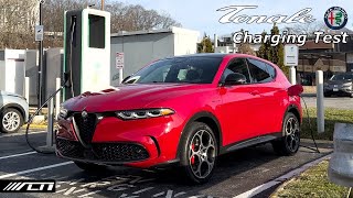 2024 Alfa Romeo Tonale Veloce Charging Test! /// Allcarnews