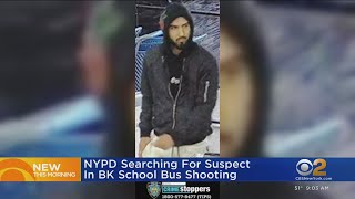 NYPD: Suspect shot \u0026 injured homeless man from school bus in Brooklyn