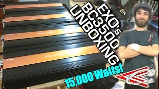 Unboxing EXO's NEW Amplifiers | FOUR Crescendo Audio BC3500D Monoblock BASS CLEF Amps