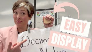2 Cheap & Easy Ways to Hang Anchor Charts!