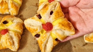 They will Disappear in a minute! Perfect dessert of puff pastry and pastry cream.