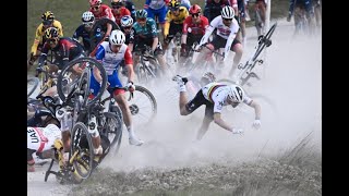 Chute Spectaculaire de Julian Alaphilippe - Strade Bianche 2022 // CYCLISME