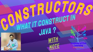 Constructors in java | Object Initialization using Constructors |