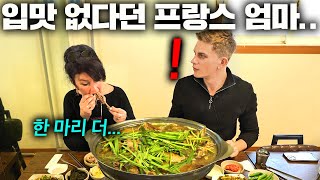 프랑스에서 입맛 잃은 엄마에게 한국 오리백숙 대접하자ㅋㅋㅋ(프랑스 엄마 백숙 첫반응!)