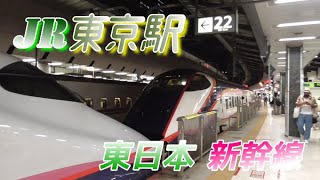 【東京駅】都会の夜空下の東日本 各新幹線　2022/7/24