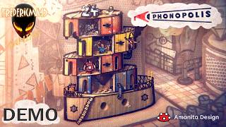 Phonopolis FULL DEMO Walkthrough (Puzzle adventure Game by Amanita Design)