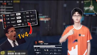 TJB onlyS Godly 1v4 Vs PAI PEL 2021 Match 3 SANHOK FPP