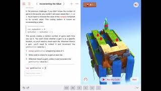 Incrementing The Value - Swift Playgrounds - Learn to Code 2