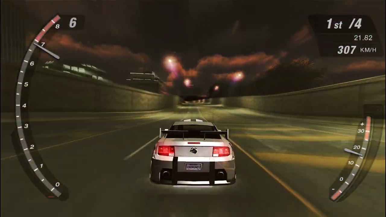 NFSU2 2004: Drag Race: Ford Mustang GT 'Juri Han' (3) - YouTube