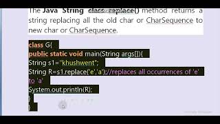 string in Java replace ()