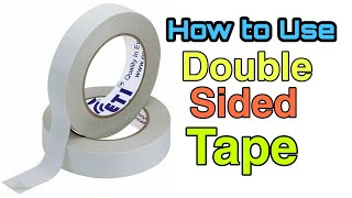 How to use double sided tape || Creator boy || InventiousCrafts