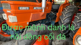 Máy cày kubota M7000DT 2 cầu 4 máy ,79hp xe bãi Nhật zin tất cả LH 0867458433