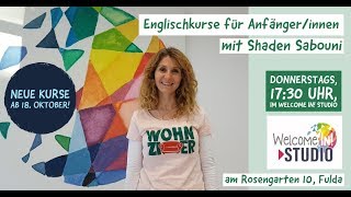 Neuer Englischkurs für Anfänger/innen im Studio