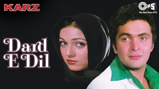 Dard E Dil | Karz | Rishi Kapoor | Tina Ambani | Mohammed Rafi | 80's Hindi Hit Songs | Old Songs