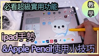 iPad手勢＆Apple Pencil使用小技巧