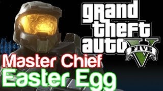 GTA 5 Grand Theft Auto V - Master Chief Halo Easter Egg | WikiGameGuides
