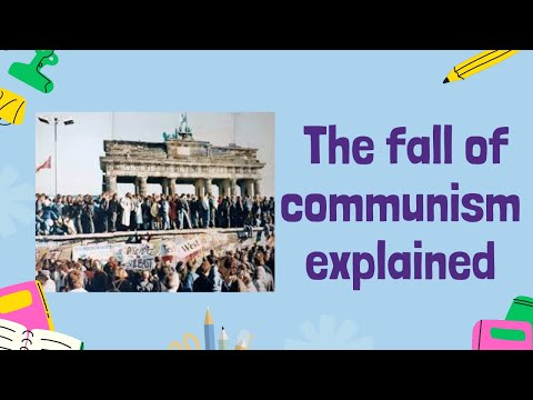 What symbolized the end of Communism in Eastern Europe and Russia?