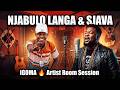 Njabulo Langa Sings With Sjava In The Artist Holding Room 🎙️