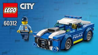 LEGO® City Police Car (60312)[94 pcs] Step-by-Step Building Instructions | Top Brick Builder