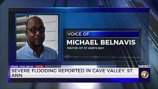 Severe Flooding Reported in Cave Valley, St. Ann | TVJ News