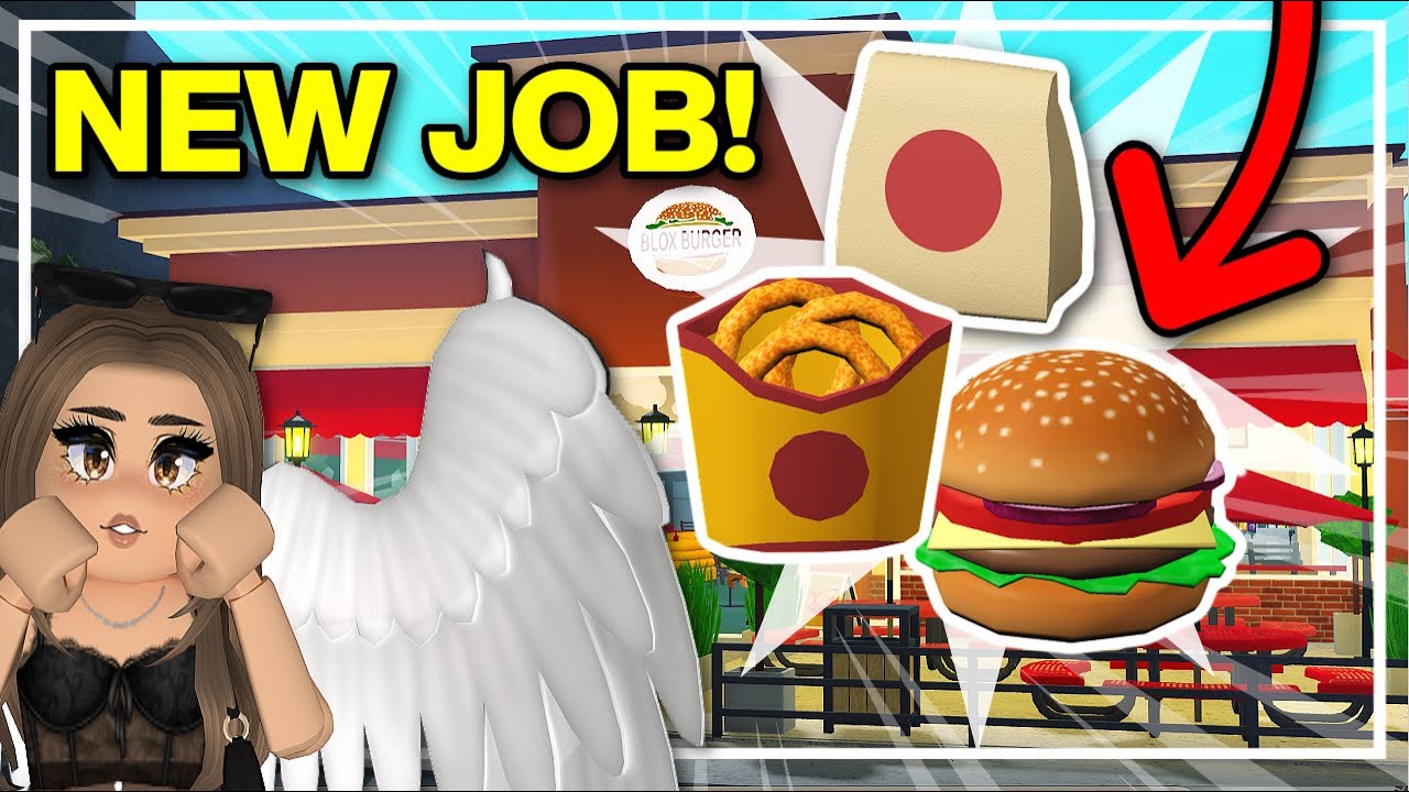 BLOX BURGER IS HERE! *NEW JOB* - Bloxburg - YouTube