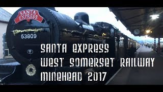 Santa Special West Somerset Railway Minehead 2017 - 7F 53809