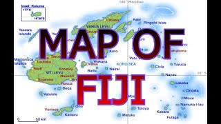 MAP OF FIJI