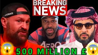 BREAKING NEWS ❗ TYSON FURY DEMANDS 500 MILLION £ TO RETURN TO BOXING ❗🔊😱