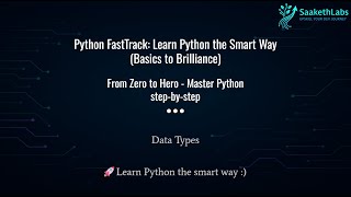 Python Basic Datatypes: int, float, str & complex + Type Casting Made Simple