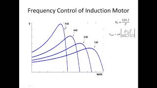 Frequency Control and V/f Control of Induction Motor