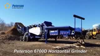 Peterson 6700D Horizontal Grinder in Green Waste