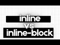 Inline vs Inline-Block Explained Properly | HTML CSS Tutorial