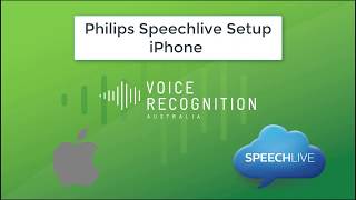 Philips Speechlive Iphone Setup