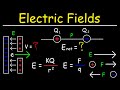 Electric Field Due To Point Charges - Physics Problems