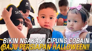 UNBOXING BAJU HALLOWEEN CIPUNG!! BABY LILY SAMPE KETAKUTAN LIAT KOSTUM HALLOWEEN CIPUNG!!