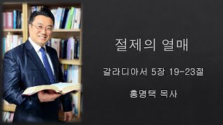 [24년 11월 3일] 하청교회 주일예배 / 홍명택 목사 "절제의 열매" 갈 5:19-23