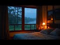 EXTREME Rain & Thunder in Hidden House inside the Forest - Rain Sounds for Sleep & Nature Calm