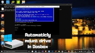 how to automatically mount C drive in DosBox