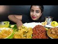 eating aloo bharta palak butter rajma masala rice soya gravy tadka indian food asmr eating mukbang