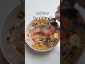 【パスタ】レンジで簡単！鮭クリームパスタ🍝 まみごはん 簡単レシピ