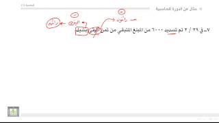 مبادئ المحاسبة -  مثال عن الدورة المحاسبية كاملة جديد 7-3