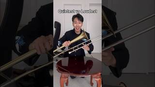 Which instrument is the loudest? #aylex #instruments #trombone #saxophone #clarinet #flute #violin