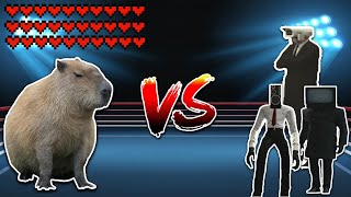 Capybara vs All Memes from Skibidi Toilet! Capybara battles