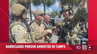 Deputies arrest barricaded suspect at Tampa apartment