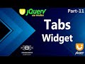 11 | Tabs Widget In jQuery UI | jQuery UI Tabs Method | jQuery User Interface | jQuery (Hindi/Urdu)