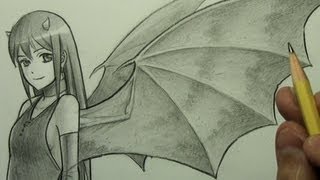 How to Draw Demon Wings ("Bat-Like")