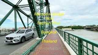 Memorial Bridge 1932 Saphan Phut in Bangkok Thailand